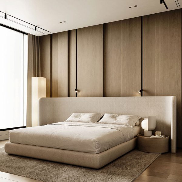 Gaston Super King Bed Upholstered