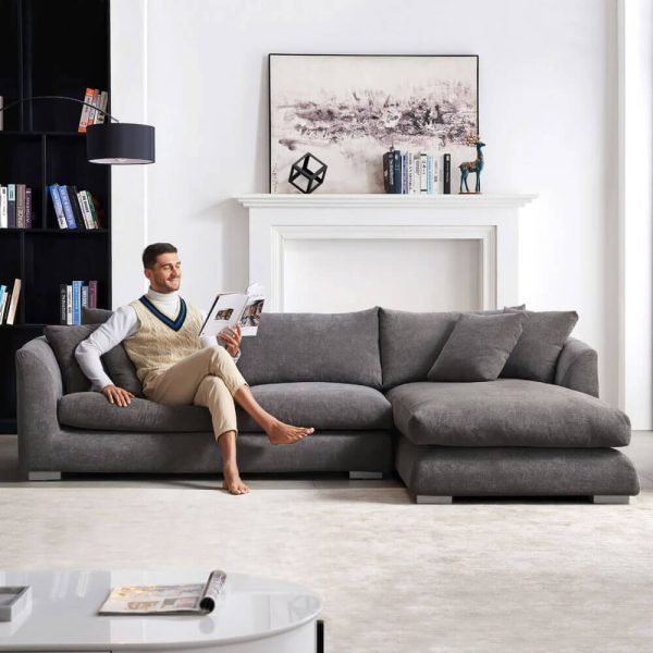 Feathers Sectional Sofa - Luxurious Comfort for Your Living Space
