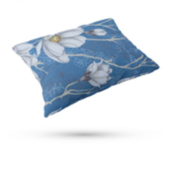 Printed Pillow - Foam Chips Filling, Polyester Cover