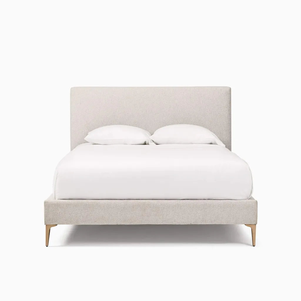 Emmett Nontufted Bed - Metal Legs - Image 4