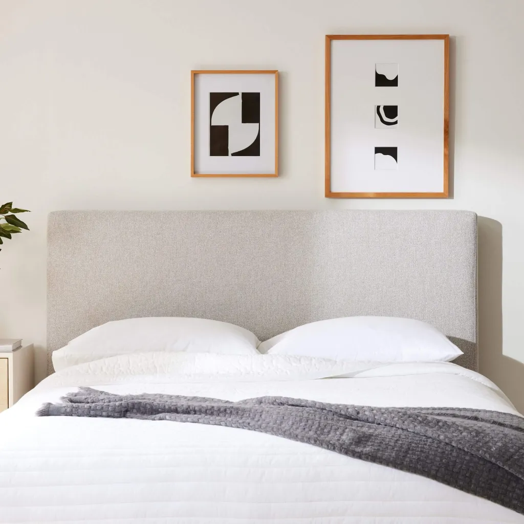 Emmett Nontufted Bed - Metal Legs - Image 2