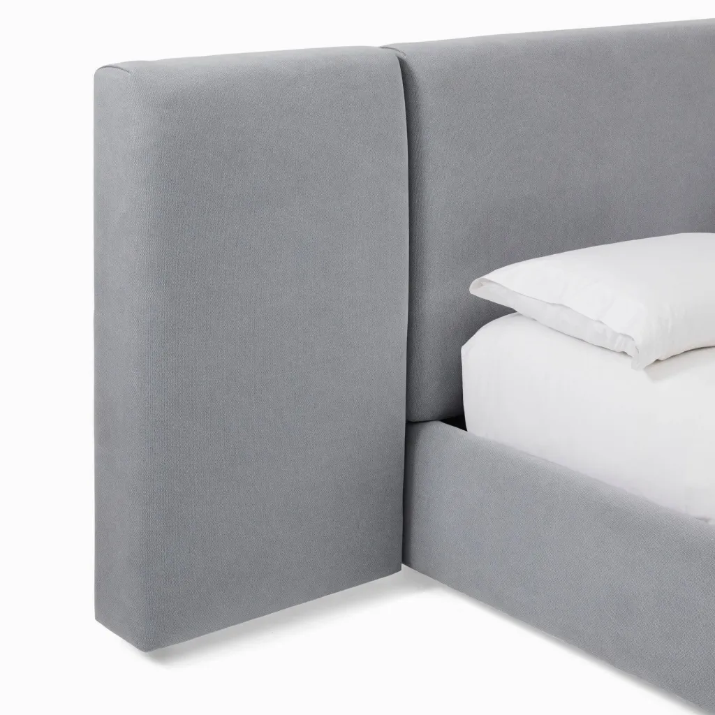 Haven Wide Bed - Thickly Padded Upholstered Elegance | Woodnix Furniture - Image 3