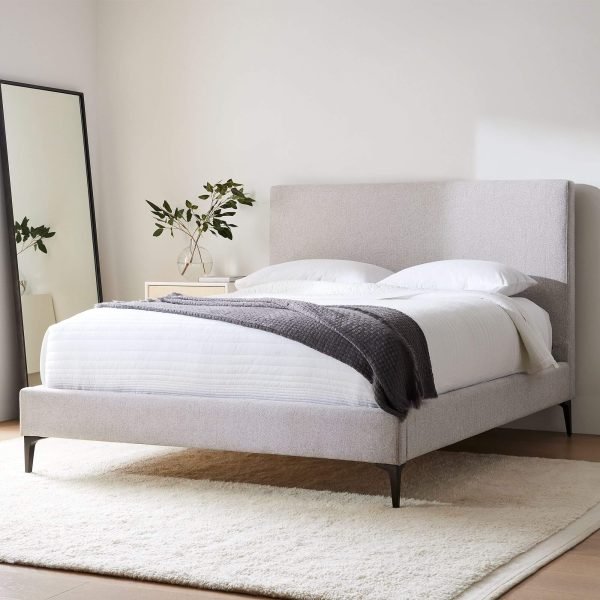 Emmett Nontufted Bed - Metal Legs
