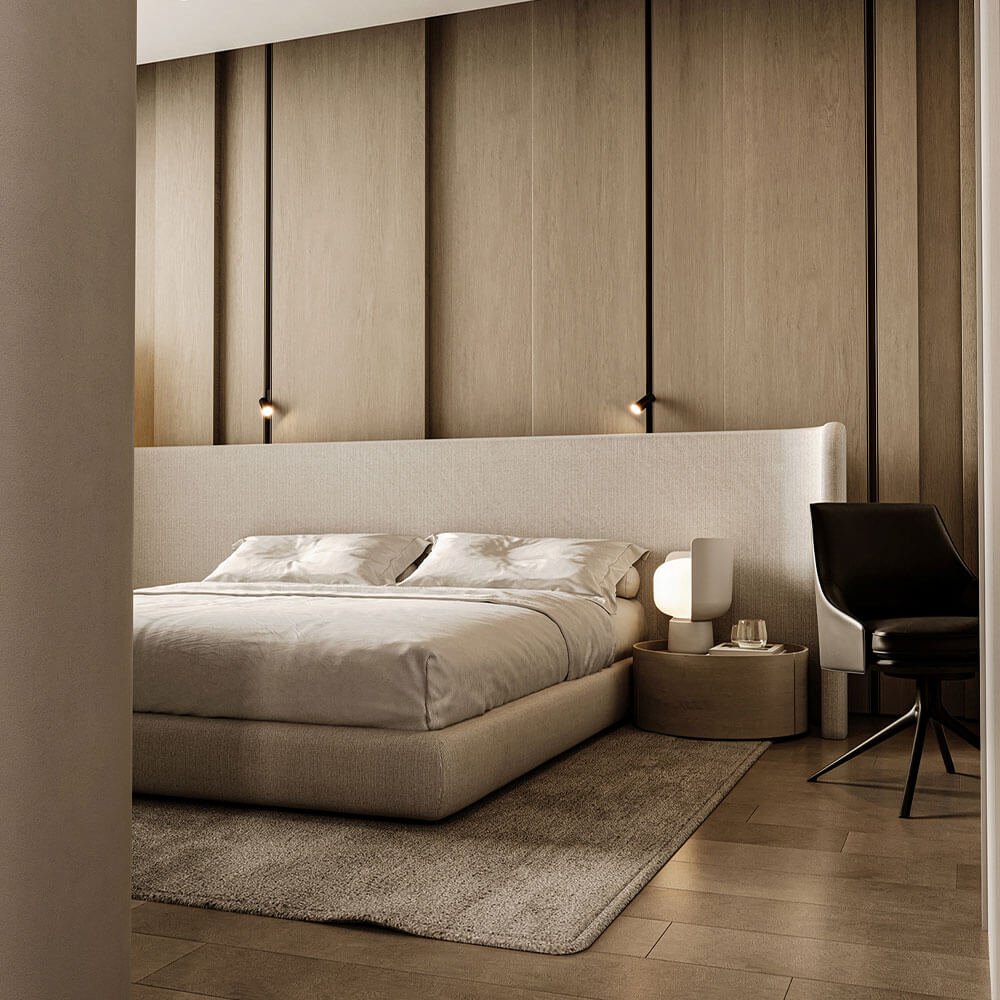 Detail of Bespoke Furniture UAE luxury upholstery