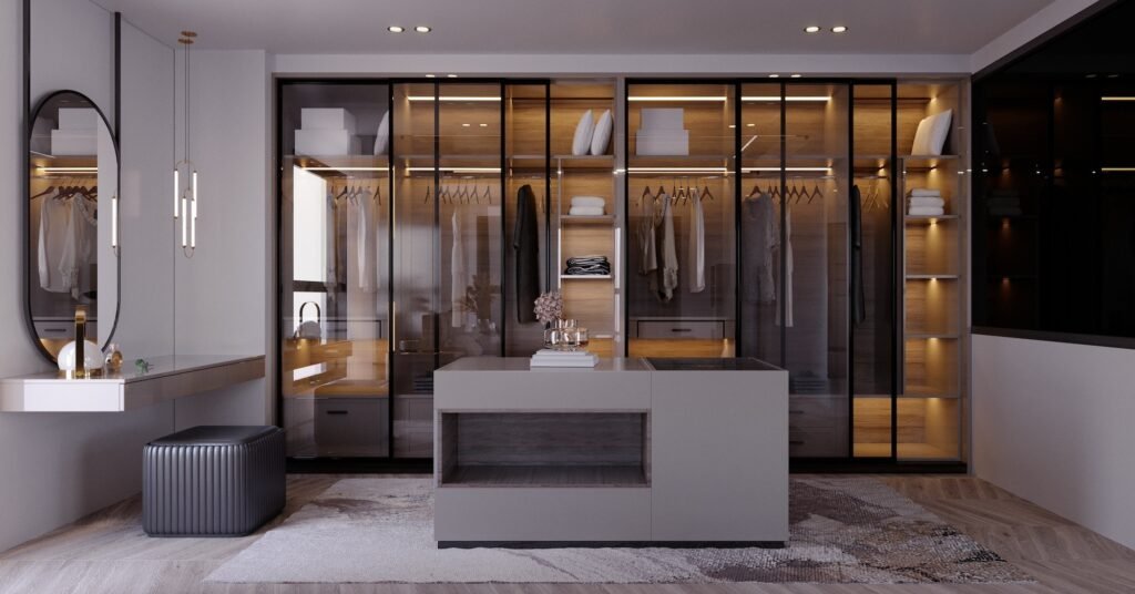 custom furniture dubai wardrobe and storage solutions by Woodnix