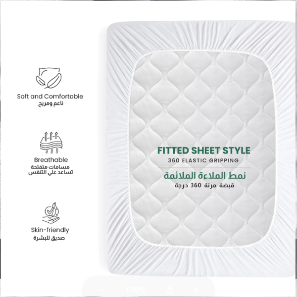 Coral Fleece Waterproof Mattress Protector UAE | Deep Pocket Mattress Cover – Nix Sleep - Image 8