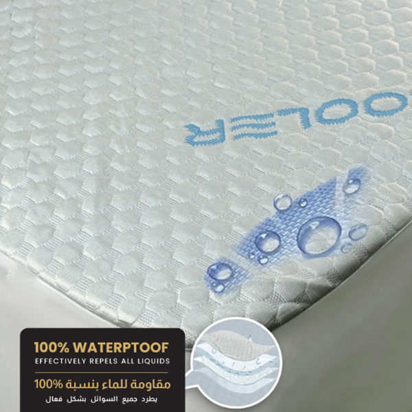 Premium Cooling Waterproof Mattress Protector 90x200+35cm | Nix Sleep Coolent Protector UAE - Image 5
