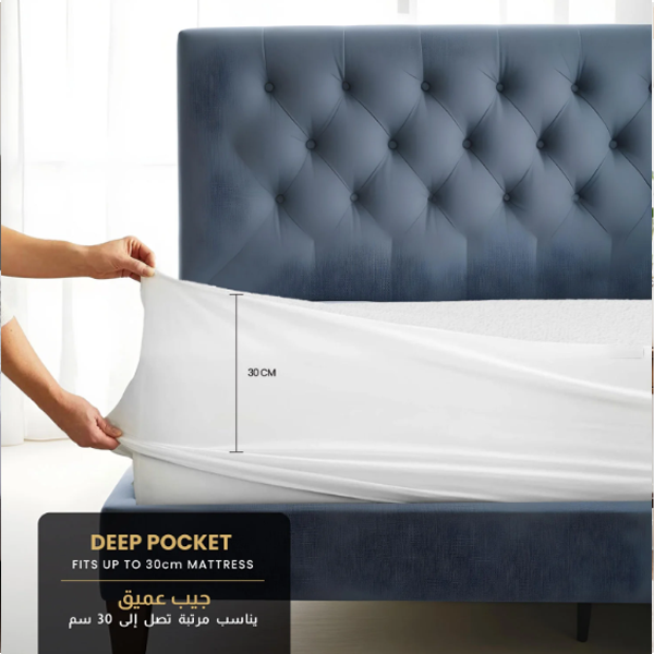 Coral Fleece Waterproof Mattress Protector UAE | Deep Pocket Mattress Cover – Nix Sleep - Image 6