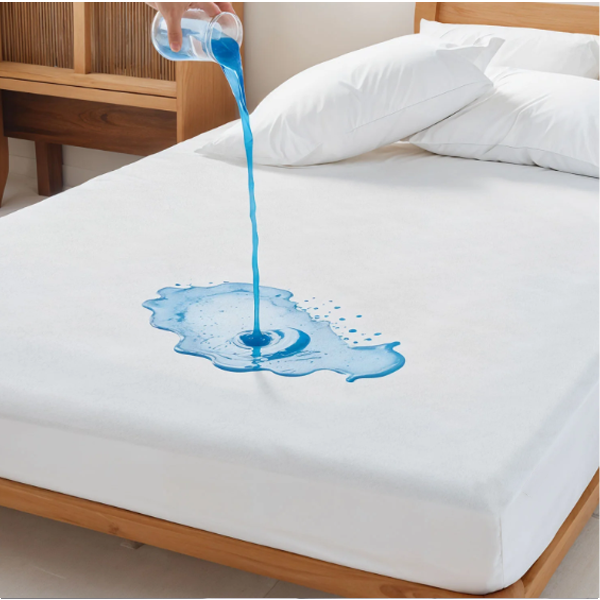 White waterproof mattress protector UAE by Nix Sleep