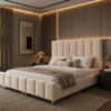 Custom luxury fabric bed frame in Dubai UAE