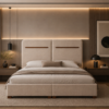 King size upholstered bed frame Dubai UAE